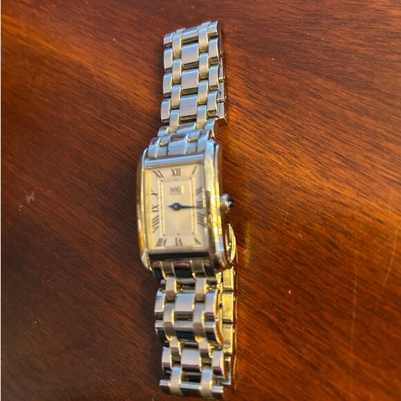 ESQ by Movado Filmore Watch | Stainless Steel, Silver Rectangle - Picture 2 of 5